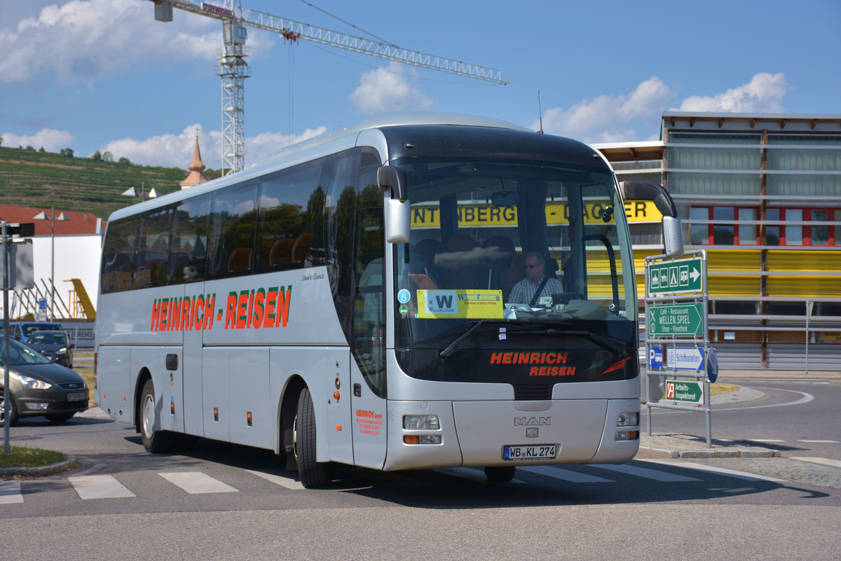 MAN Lion`s Coach von Heinrich Reisen aus der BRD 2017 in Krems.