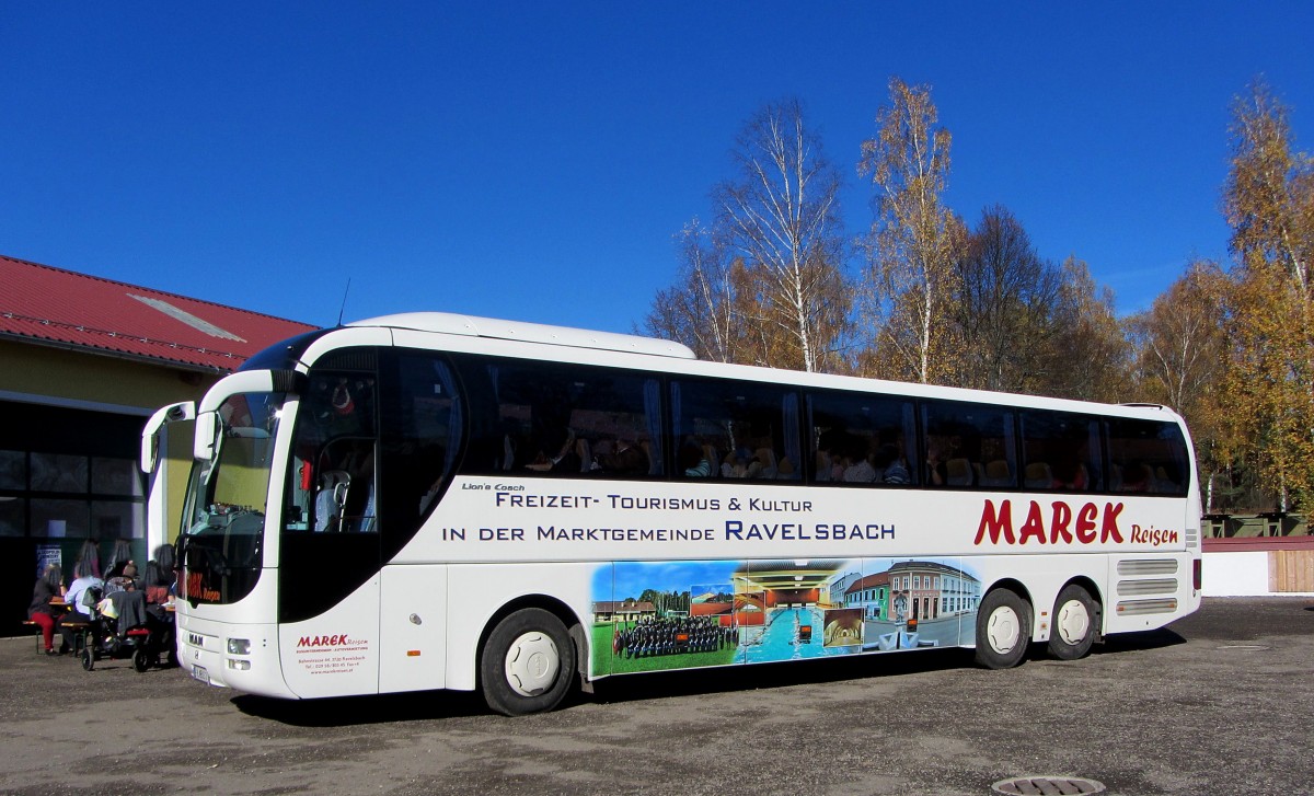 MAN Lions Coach von Marek Reisen / �sterreich im Oktober 2013 in Krems gesehen.