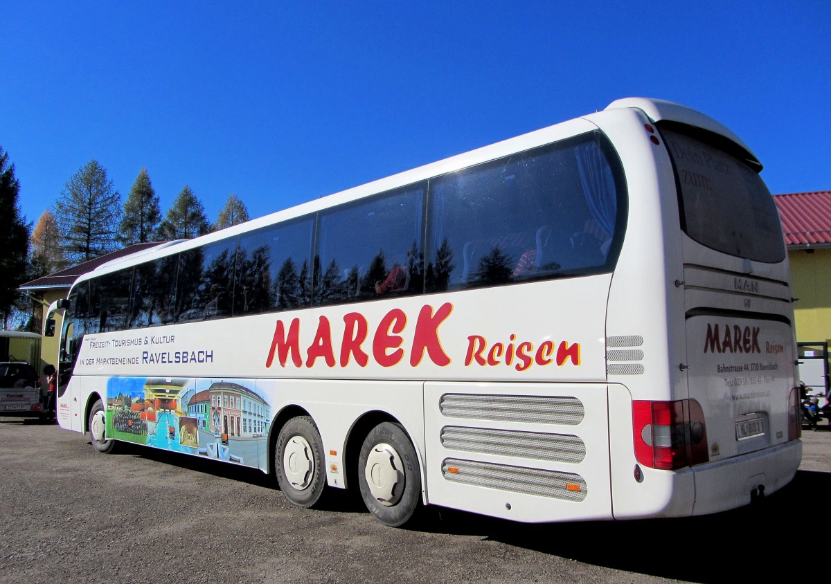 MAN Lions Coach von Marek Reisen / �sterreich im Oktober 2013 in Krems gesehen.