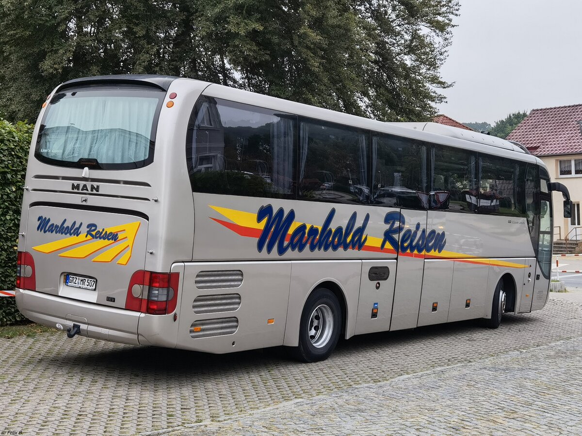 MAN Lion's Coach von Marhold Reisen aus Deutschland in Burg Stargard.