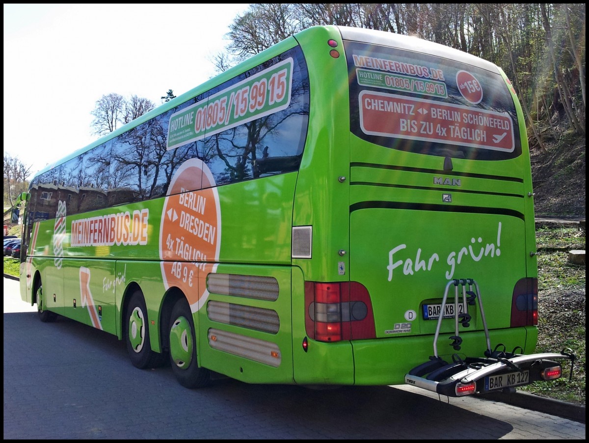 MAN Lion's Coach von MeinFernBus/Omnibusbetrieb Karsten Brust aus Deutschland in G�hren. 
