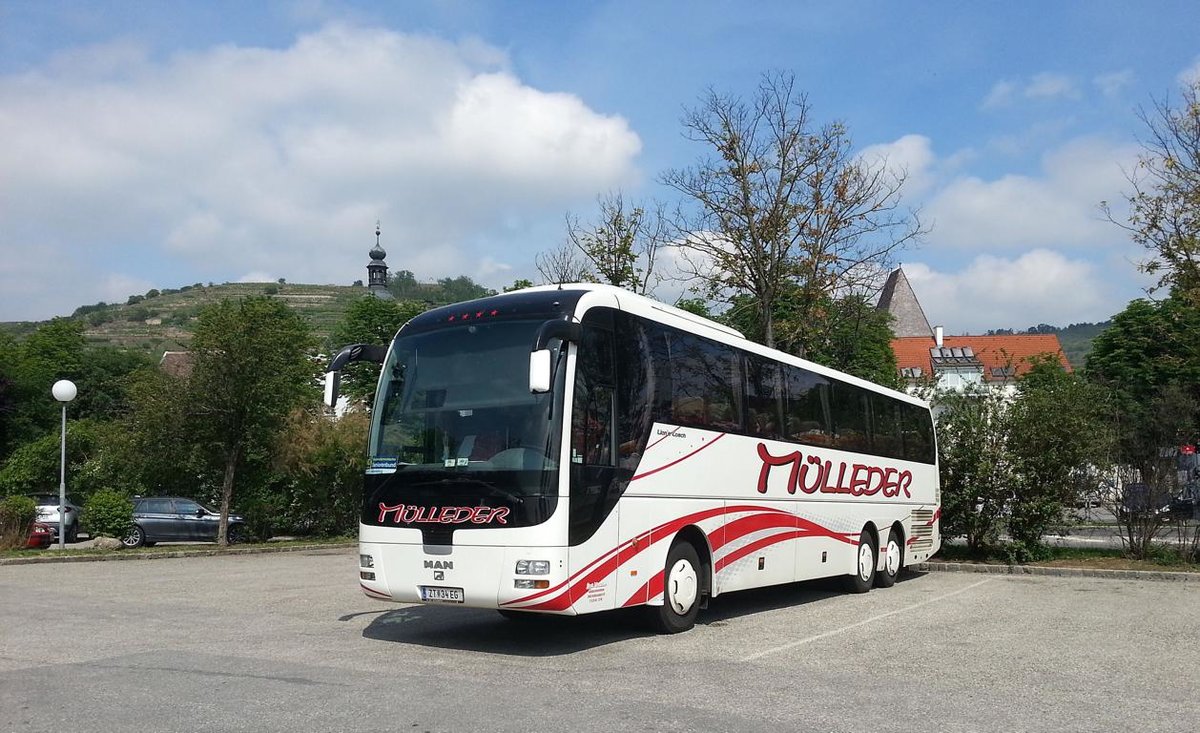 MAN Lion`s Coach von M�lleder Reisen aus �sterreich im Mai 2018 in Krems.