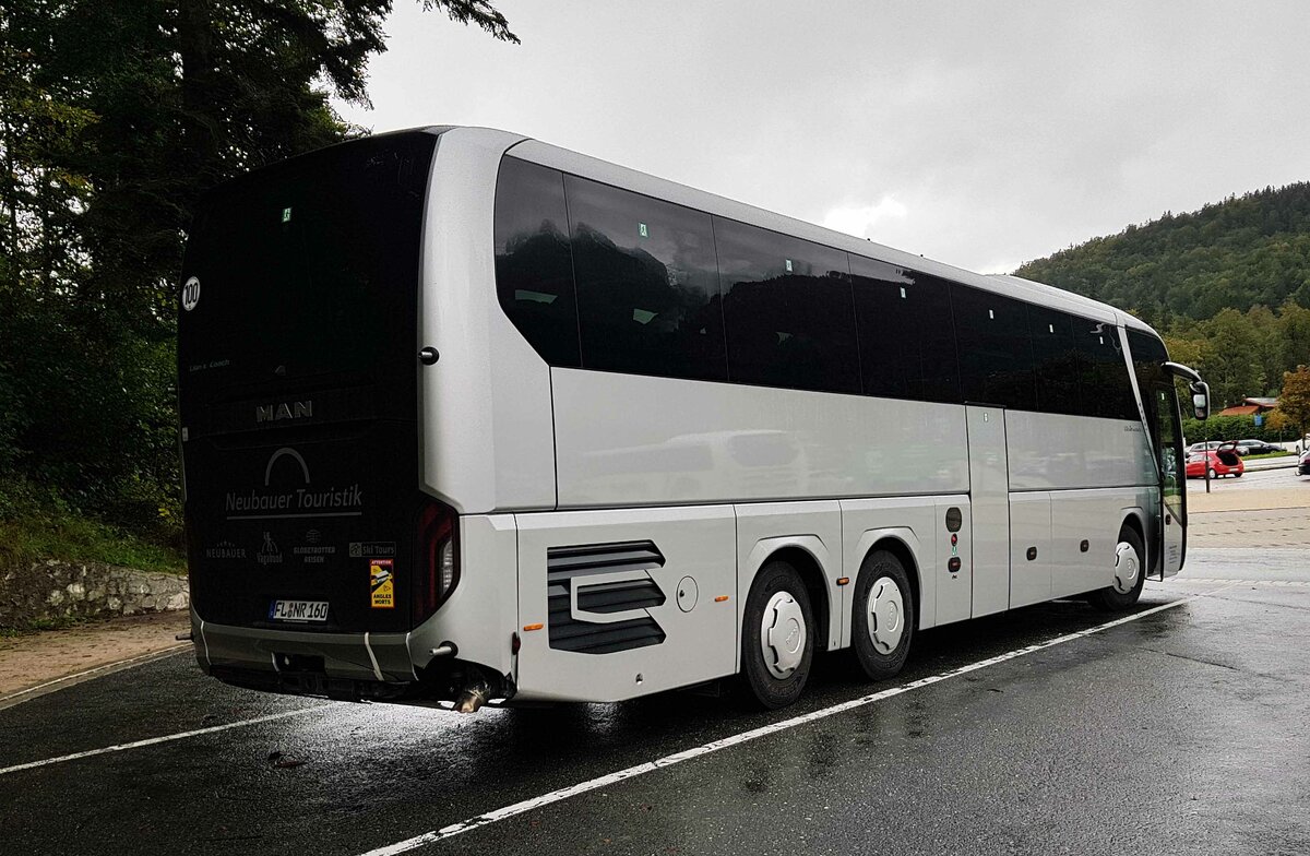 MAN Lion`s Coach von NEUBAUER-Touristik steht im September 2022 am Königssee