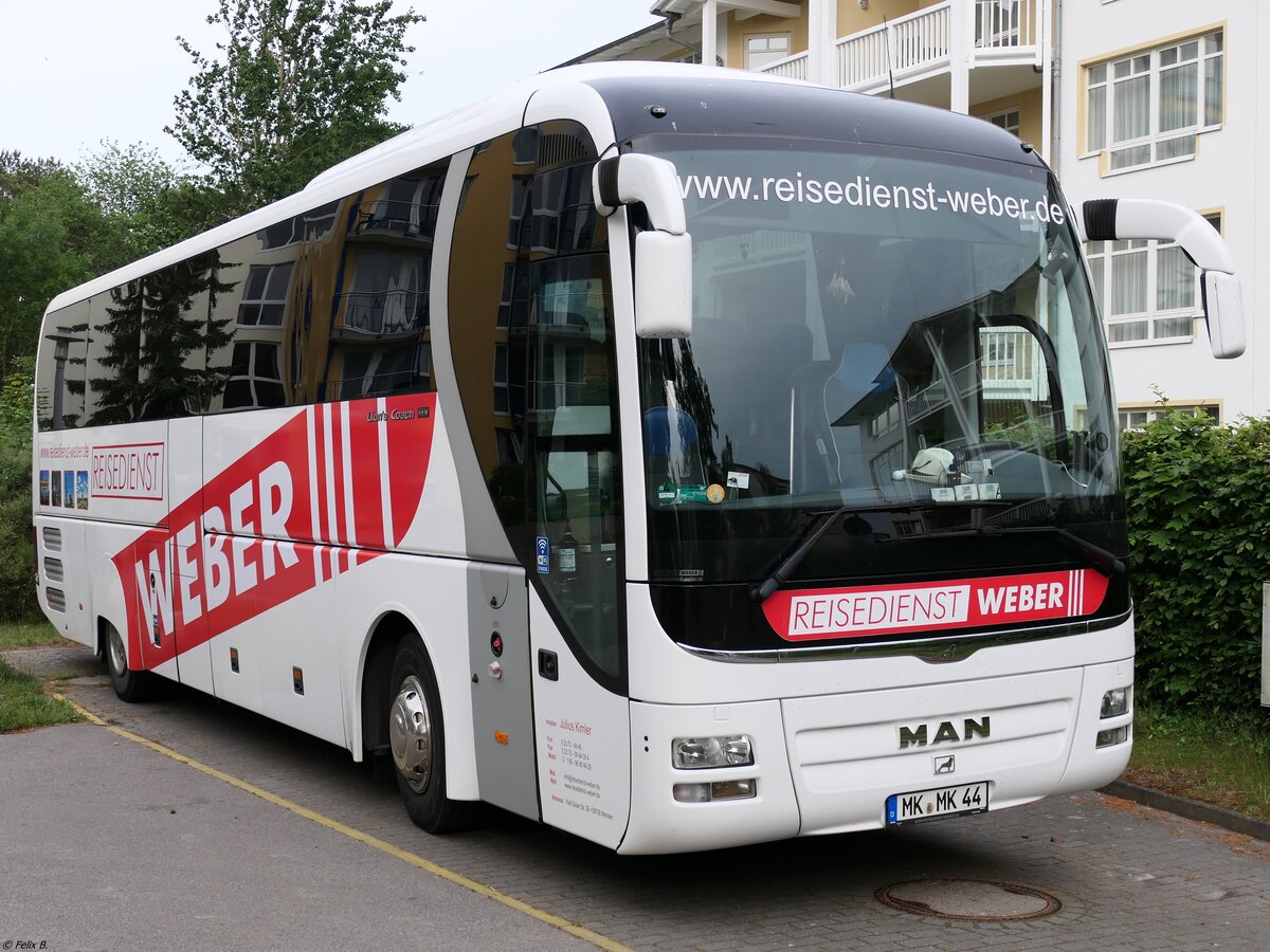 MAN Lion's Coach von Reisdienst Weber aus Deutschland in Binz.