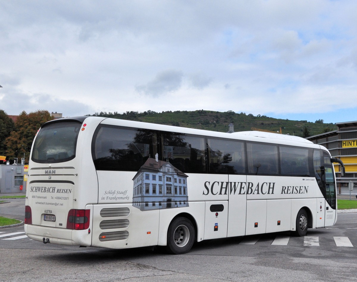 MAN LION`s COACH von SCHWEBACH Reisen/�sterreich im September 2013 in Krems.