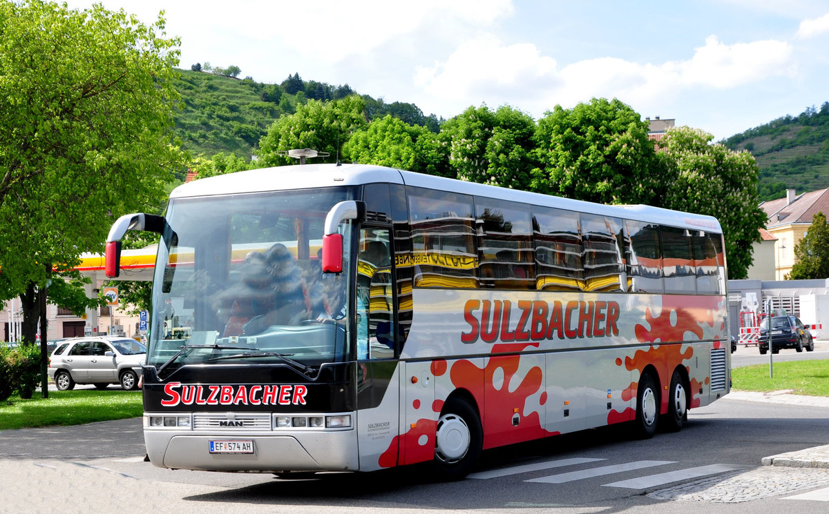 MAN Lions Coach von Sulzbacher Reisen aus �sterreich in Krems gesehen.