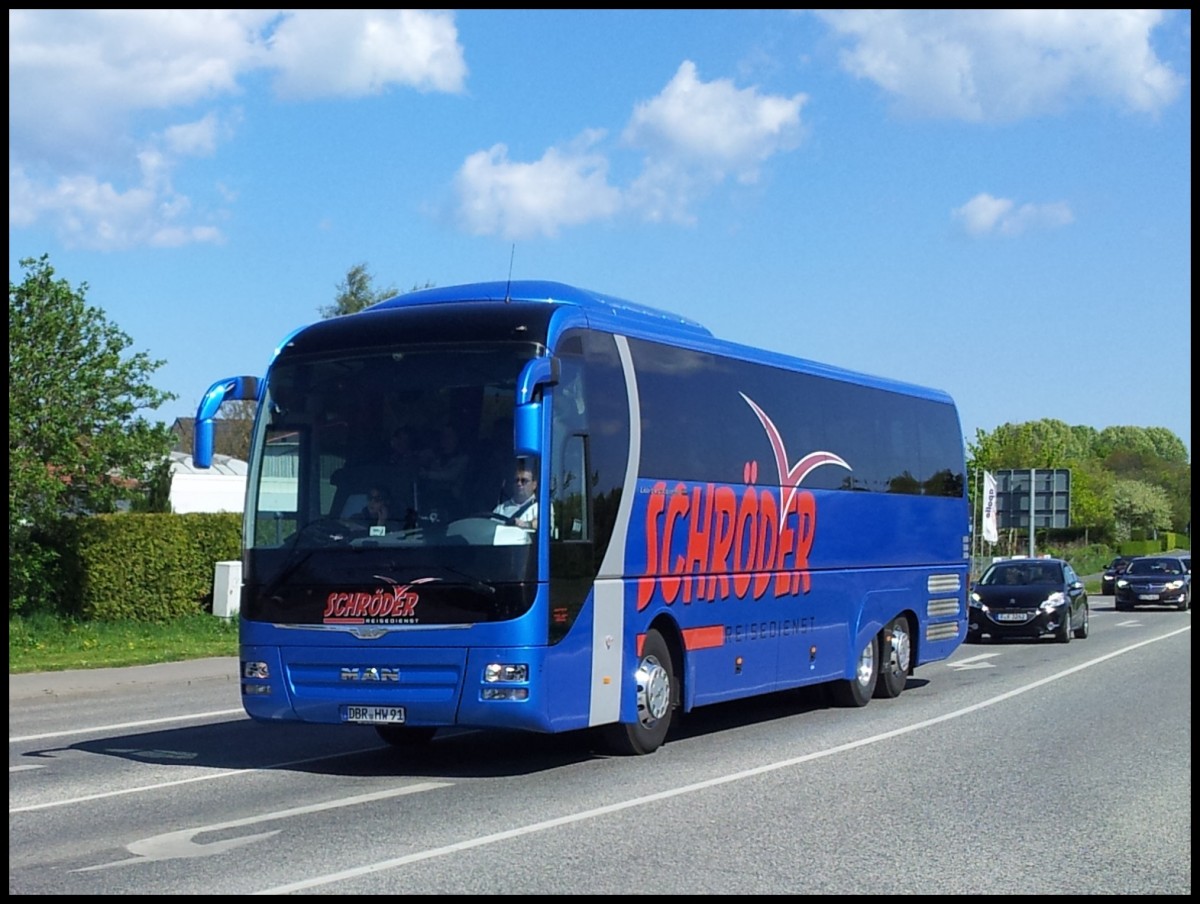 MAN Lion's Coach Supreme von Reisedienst Schr�der aus Deutschland in Sassnitz.