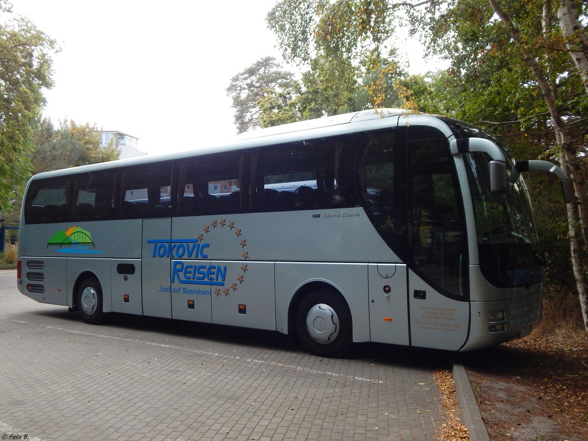 MAN Lion's Coach von Tokovic Reisen aus Deutschland in Binz.