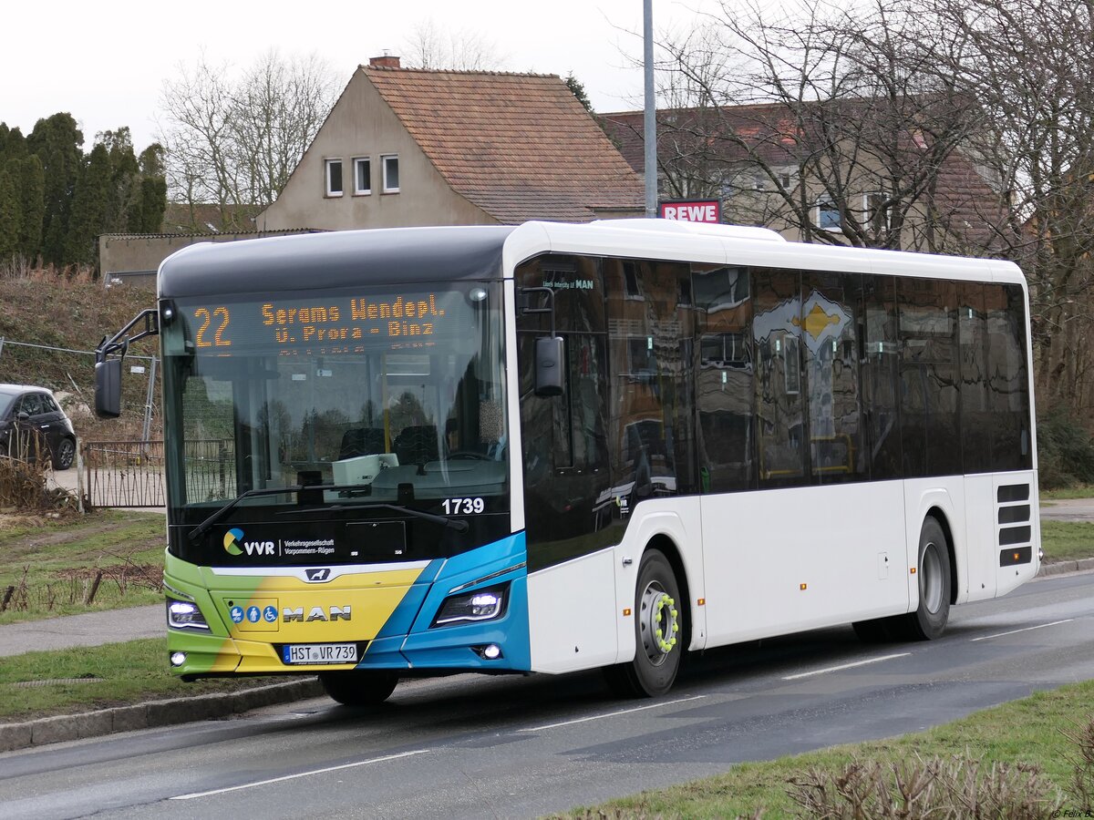MAN Lion's Intercity LE der VVR in Sassnitz.