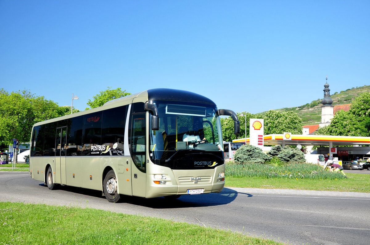 MAN Lions Regio,Postbus der �BB in Krems gesehen.