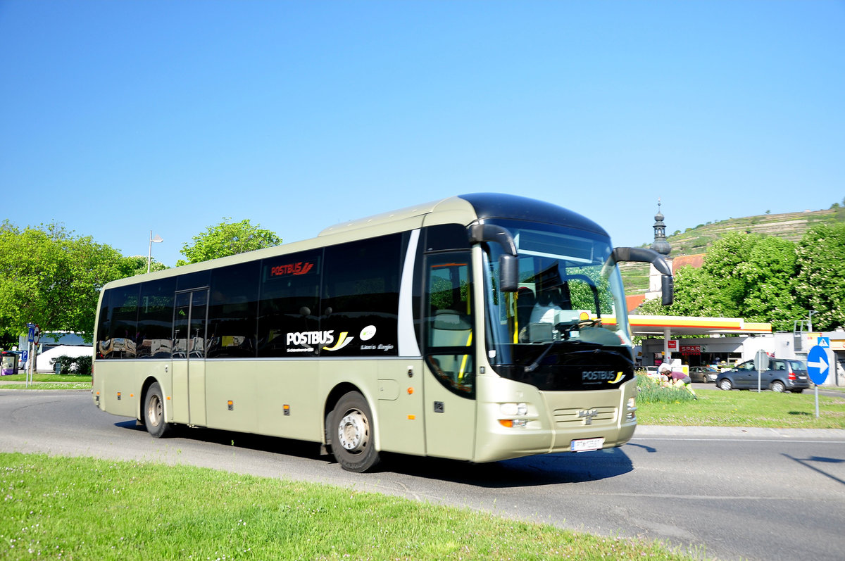 MAN Lions Regio,Postbus der �BB in Krems gesehen.