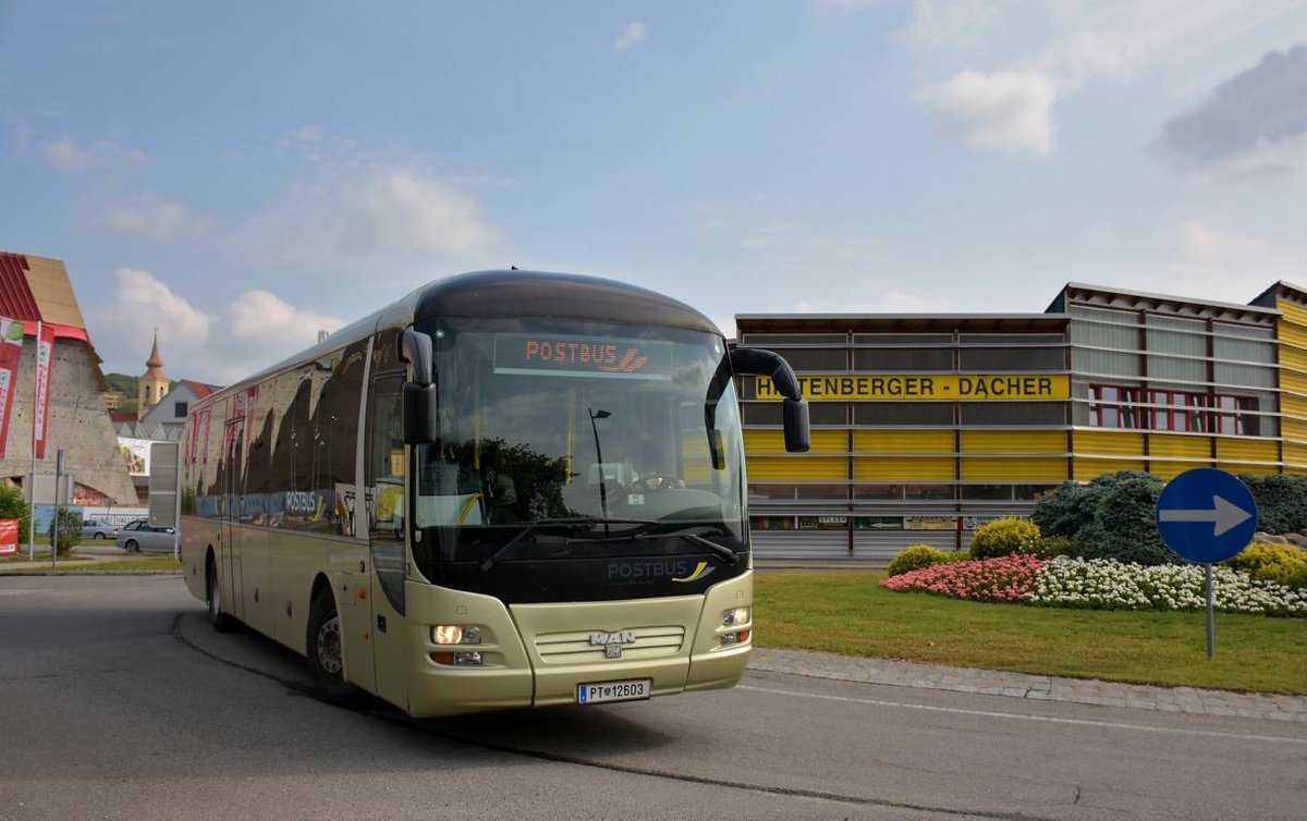 MAN Lion`s Regio,Postbus der ÖBB im Mai 2018 in Krems.