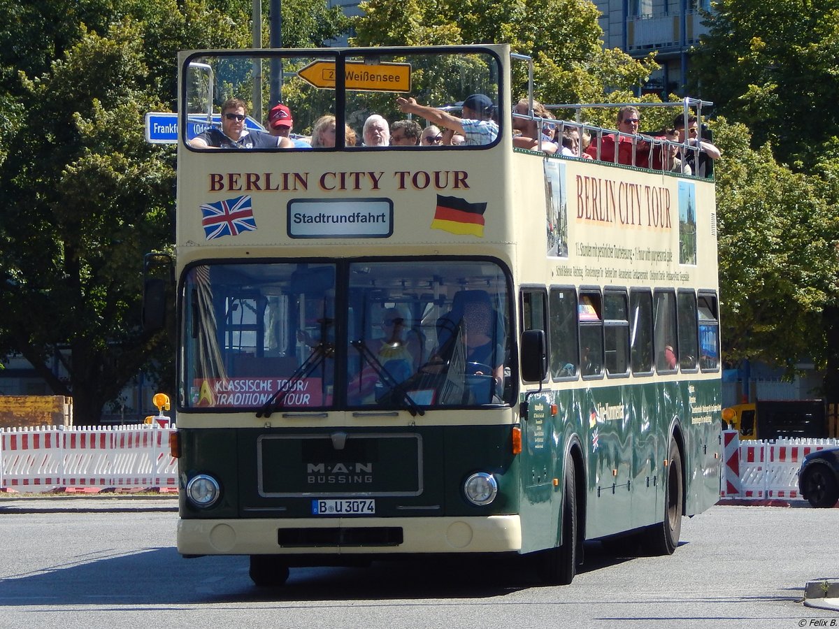 MAN SD 200 von Berlin City Tour in Berlin.