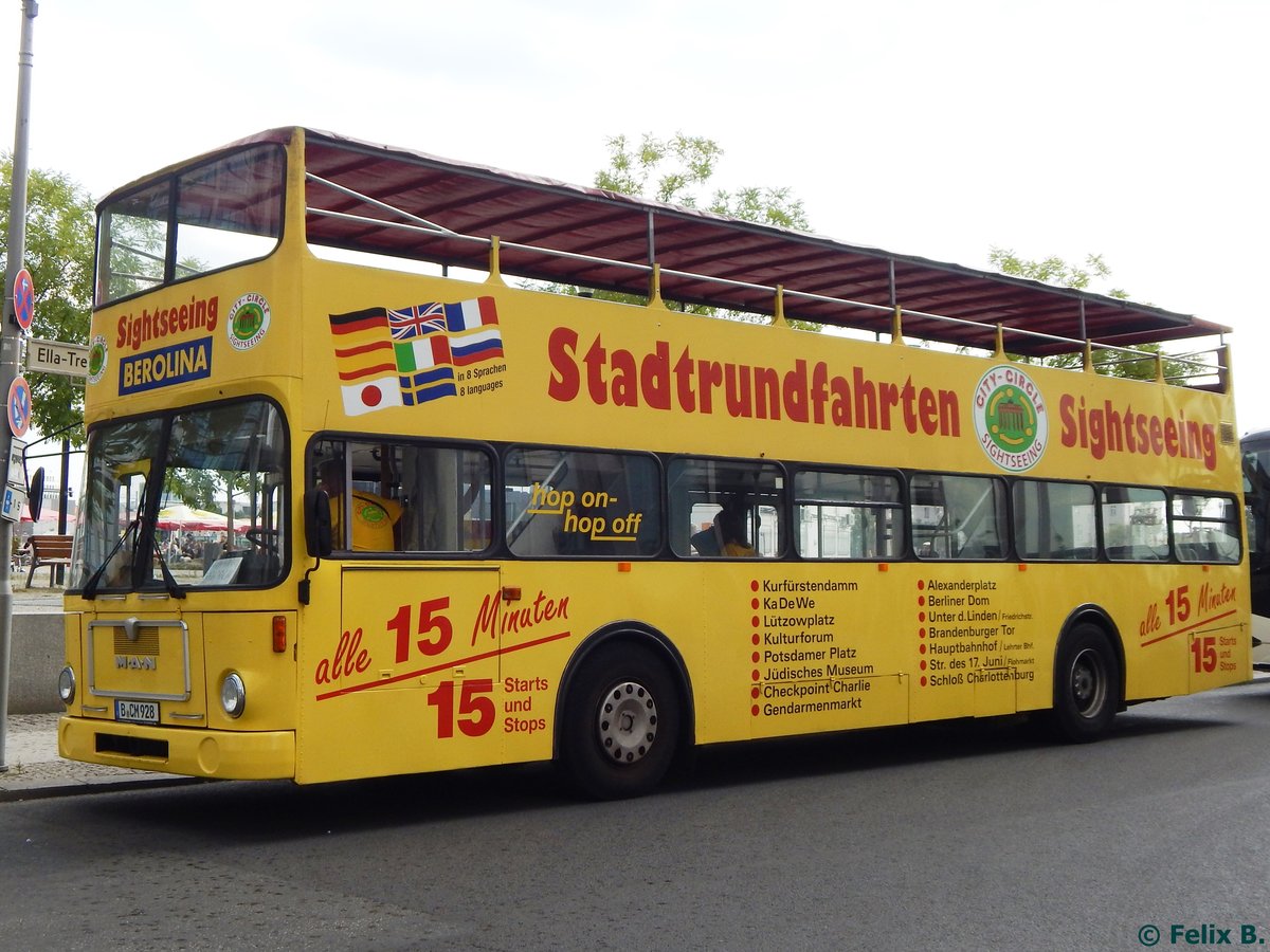 MAN SD 200 von Berolina aus Deutschland in Berlin.