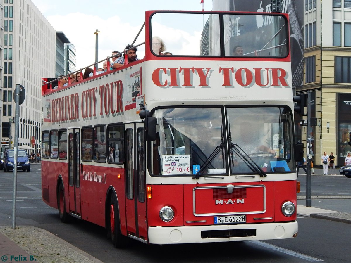 MAN SD 200 von Eick's Rundfahrten Berlin aus Deutschland in Berlin.