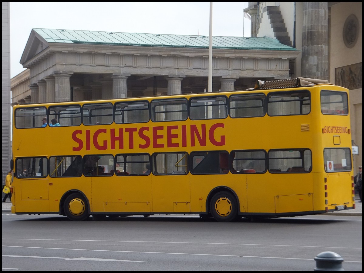 MAN SD 200 vom Sightseeing Berlin in Berlin.