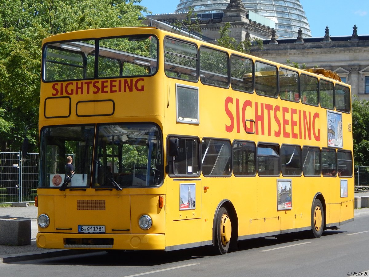 MAN SD 200 von Stadtrundfahrtbüro Berlin Tommy Erbe aus Deutschland in Berlin. 