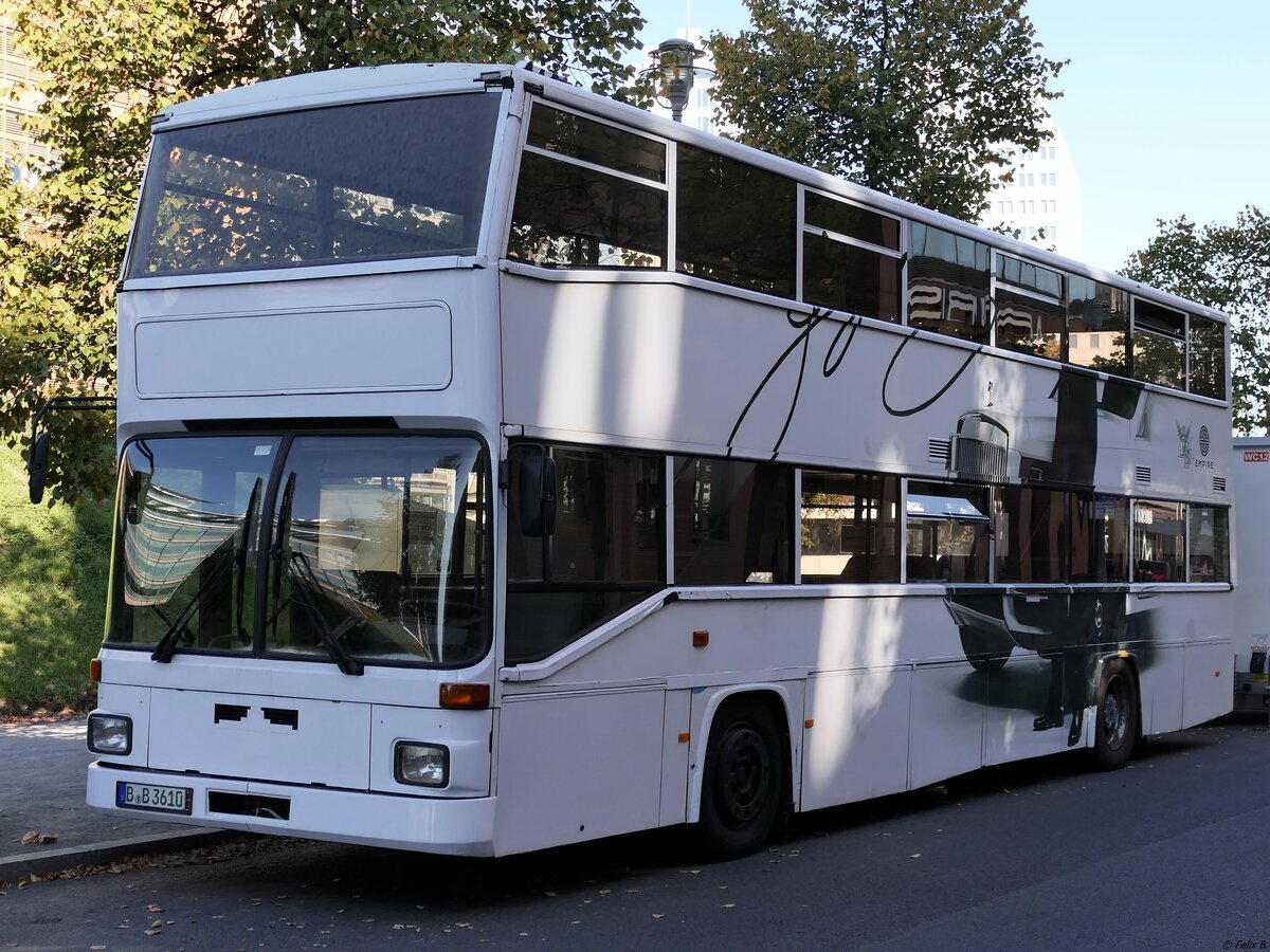 MAN SD 202 von Filmbus Berlin GmbH & Co. KG aus Deutschland in Berlin.