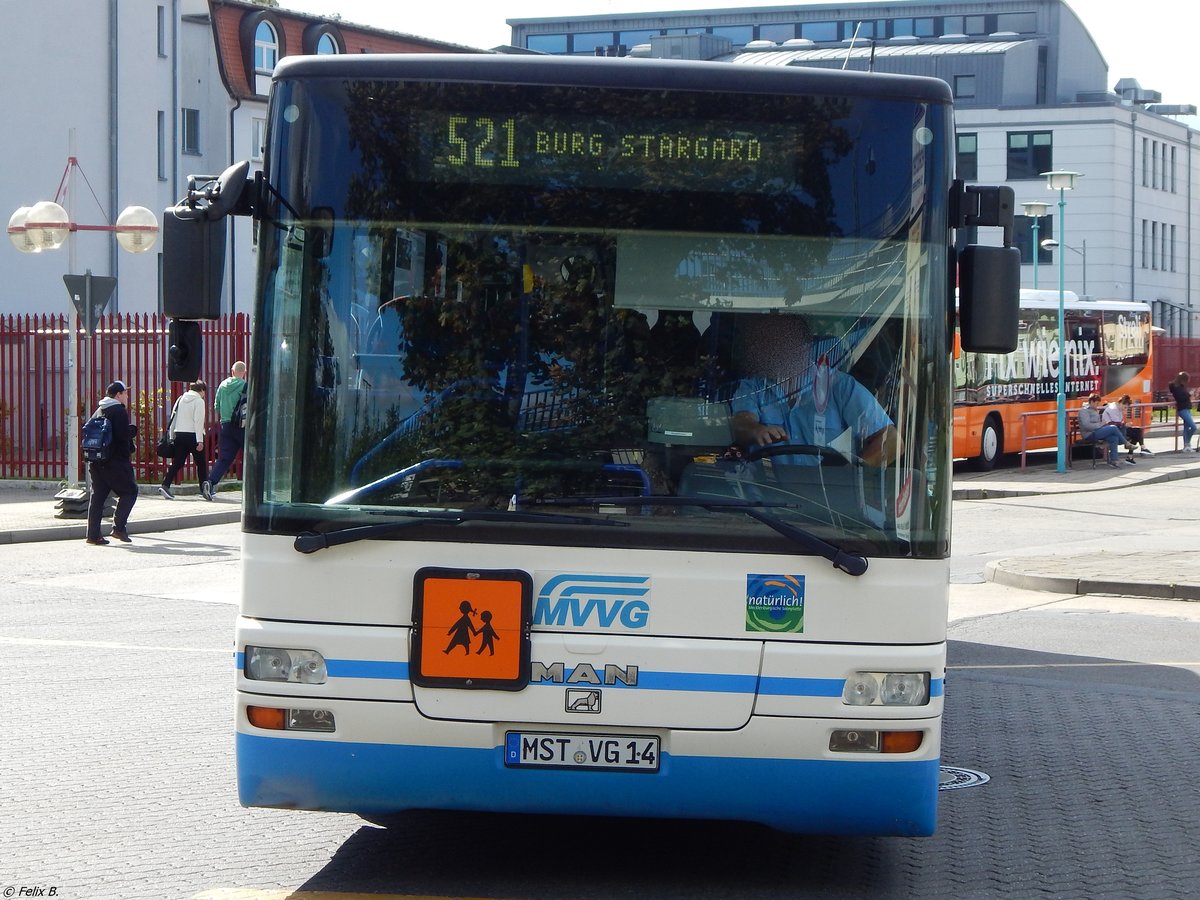 MAN SÜ 283 der MVVG in Neubrandenburg.
