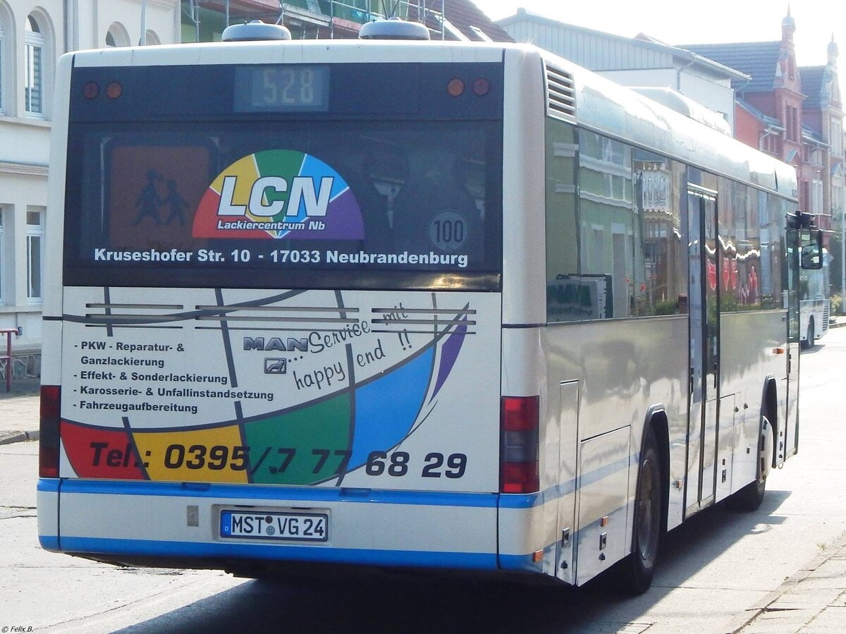 MAN SÜ 283 der MVVG in Neubrandenburg. 