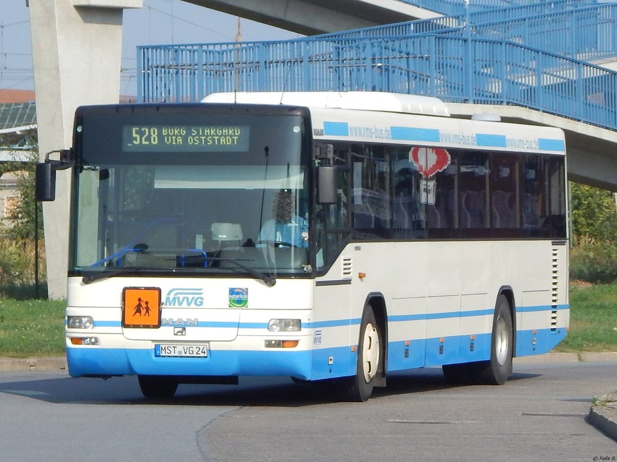MAN SÜ 283 der MVVG in Neubrandenburg. 