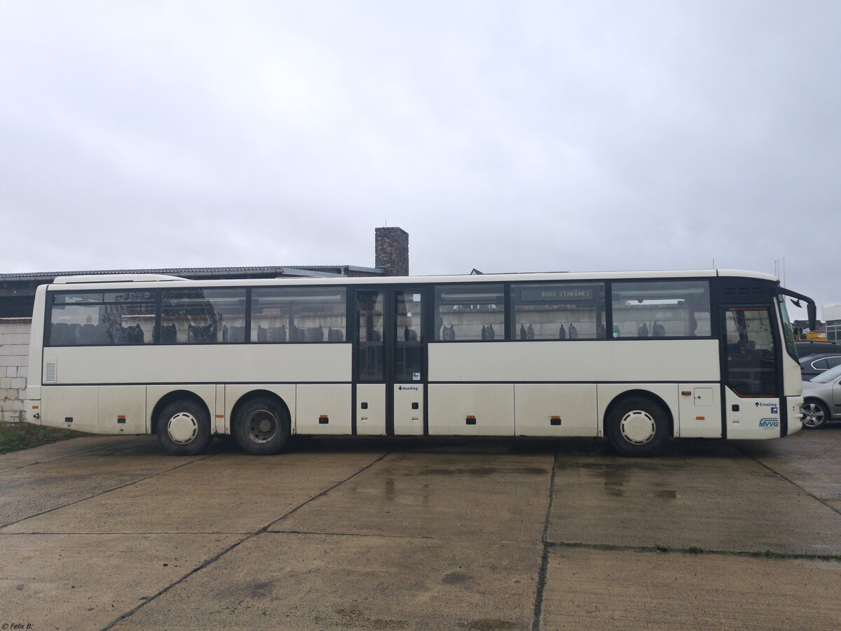 MAN ÜL 313 der MVVG in Burg Stargard.