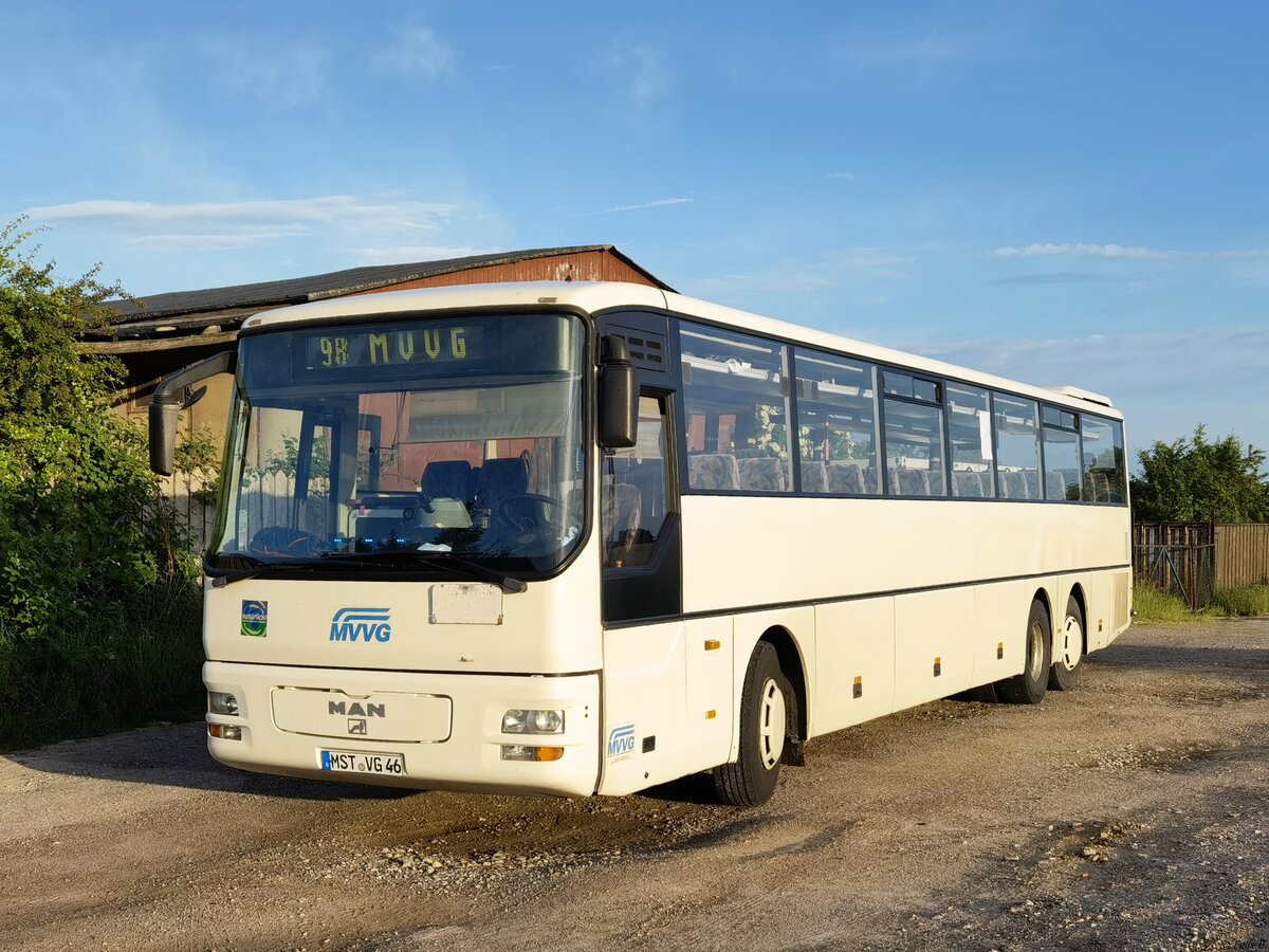 MAN ÜL 313 der MVVG in Burg Stargard.