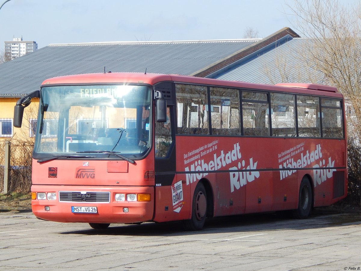MAN ÜL 313 der MVVG in Neubrandenburg.