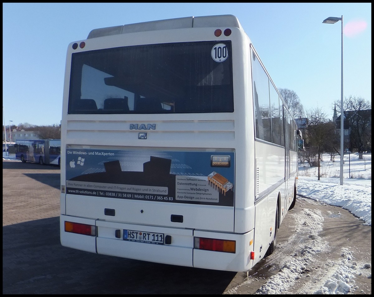 MAN �L 363 vom Reisedienst Teske aus Deutschland in Bergen.