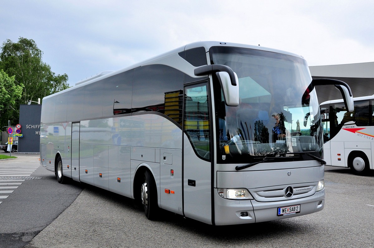 Mercedes Benz Tourismo von SAB / �sterreich am 25.5.2013 in Krems.