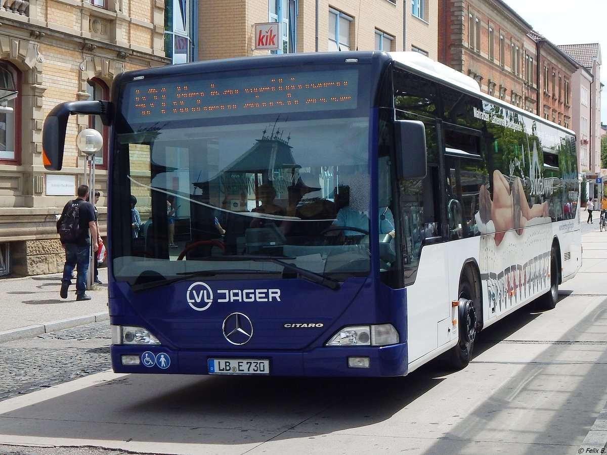Mercedes Citaro I von LVL Jäger in Ludwigsburg.