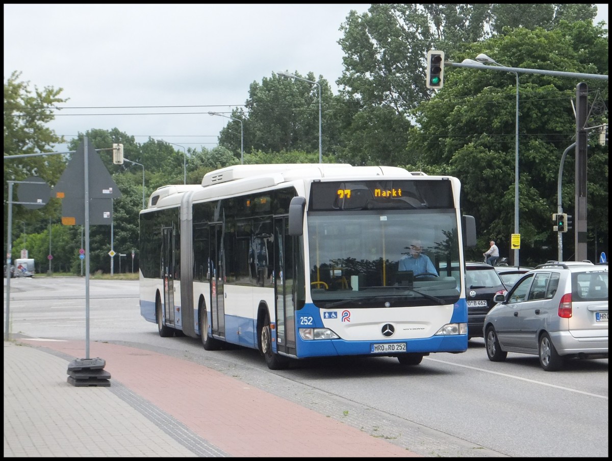 Mercedes Citaro II GDH der Rostocker Stra�enbahn AG in Rostock.
