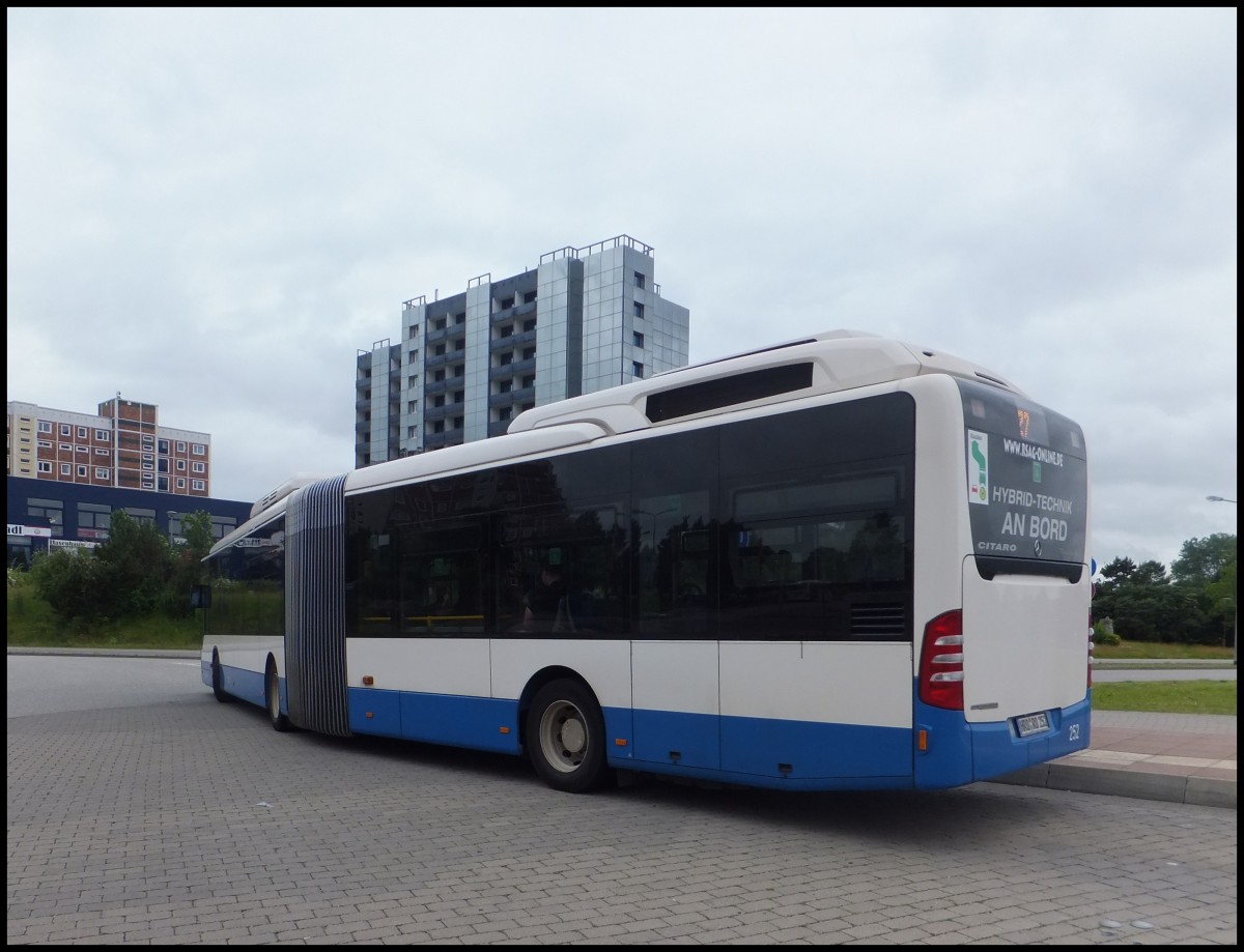 Mercedes Citaro II GDH der Rostocker Stra�enbahn AG in Rostock.