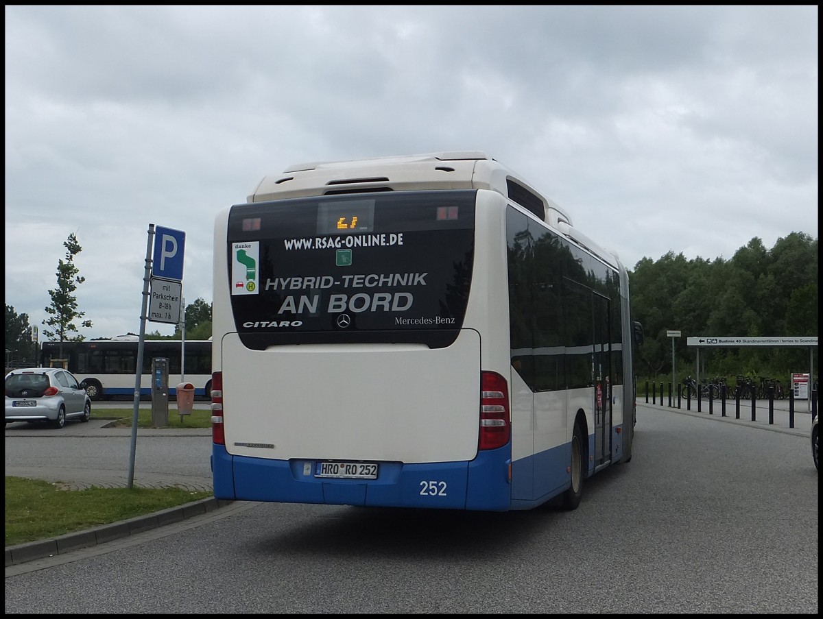 Mercedes Citaro II GDH der Rostocker Stra�enbahn AG in Rostock.