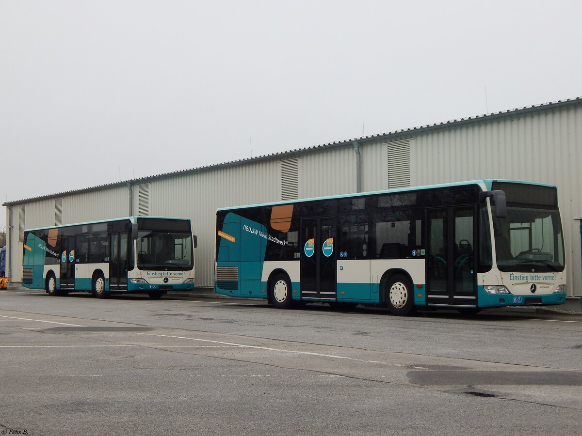 Mercedes Citaro II der Neubrandenburger Verkehrsbetriebe in Neubrandenburg.