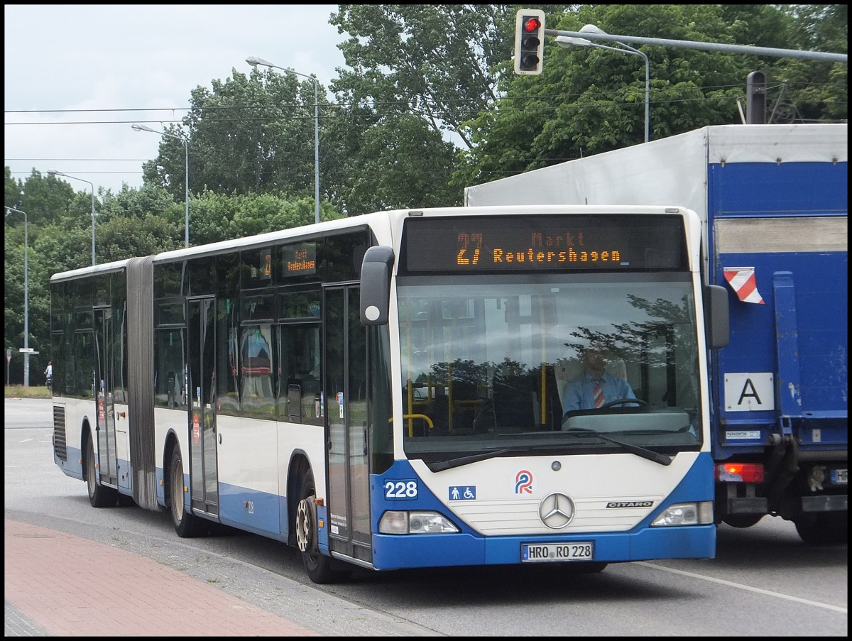 Mercedes Citaro II der Rostocker Stra�enbahn AG in Rostock.