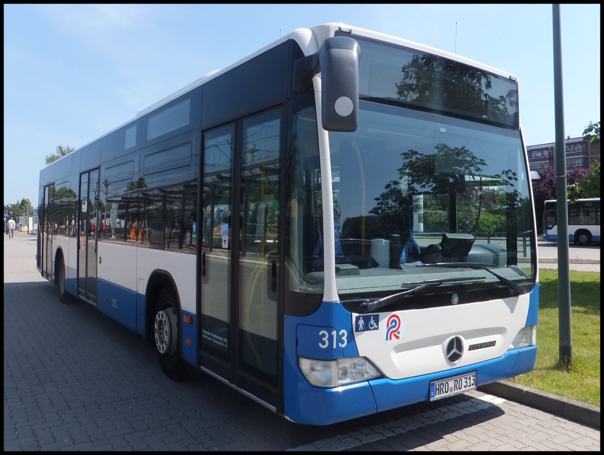 Mercedes Citaro II der Rostocker Stra�enbahn AG in Rostock.