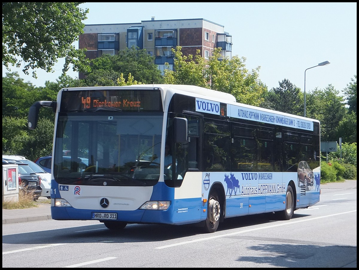Mercedes Citaro II der Rostocker Stra�enbahn AG in Rostock.