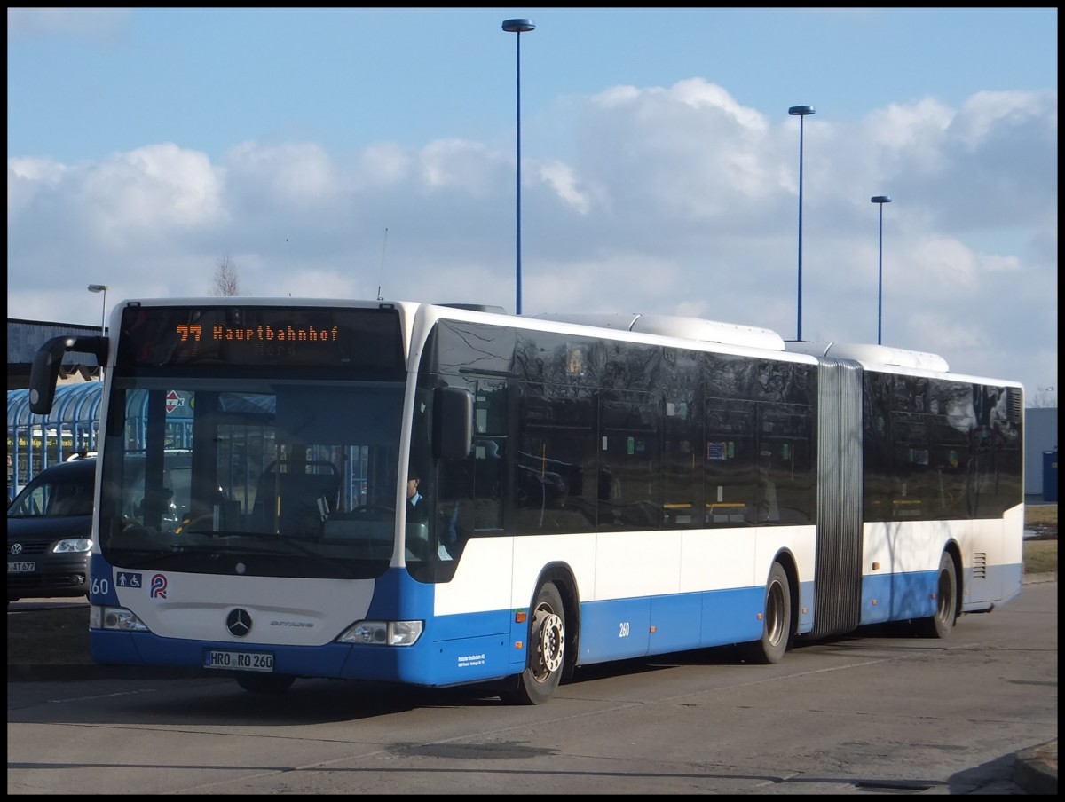 Mercedes Citaro II der Rostocker Stra�enbahn AG in Rostock.