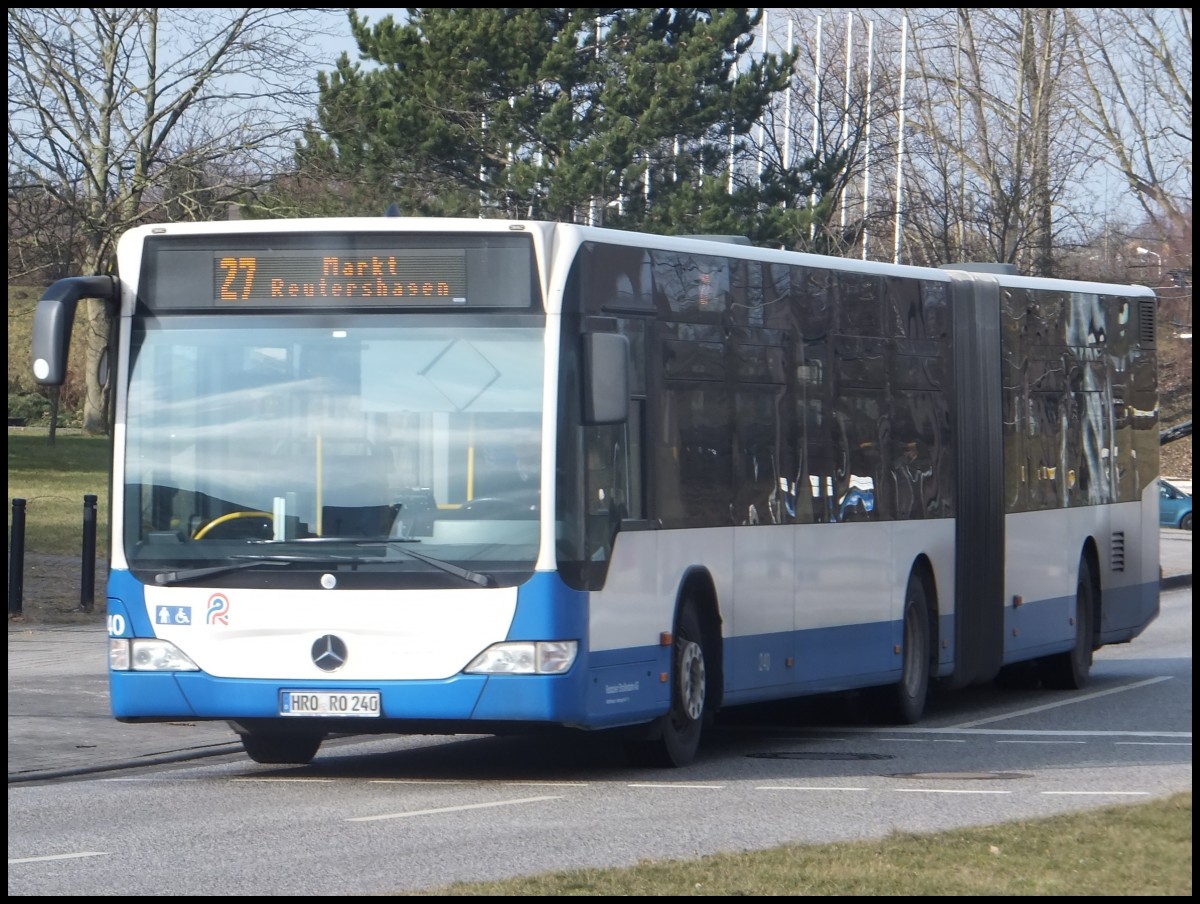 Mercedes Citaro II der Rostocker Stra�enbahn AG in Rostock.