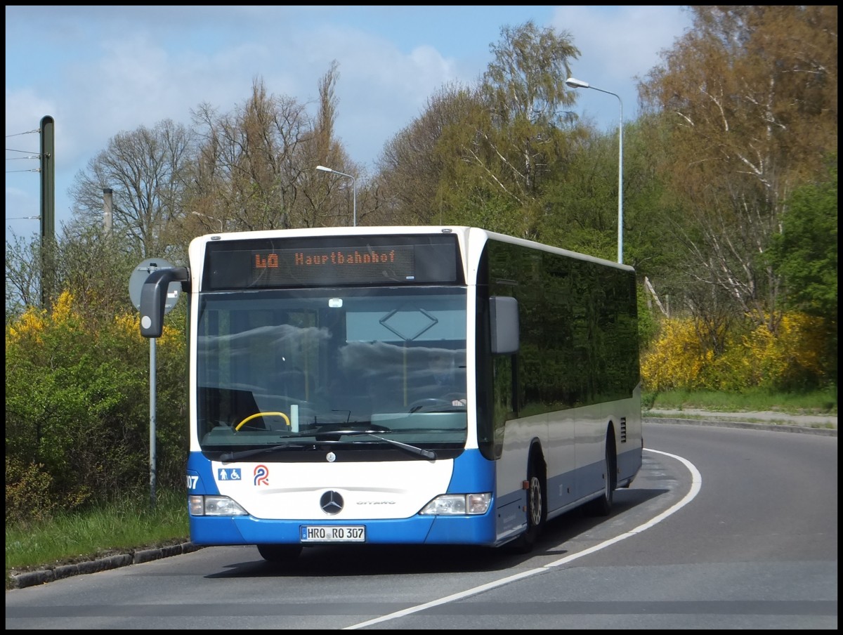 Mercedes Citaro II der Rostocker Stra�enbahn AG in Rostock.