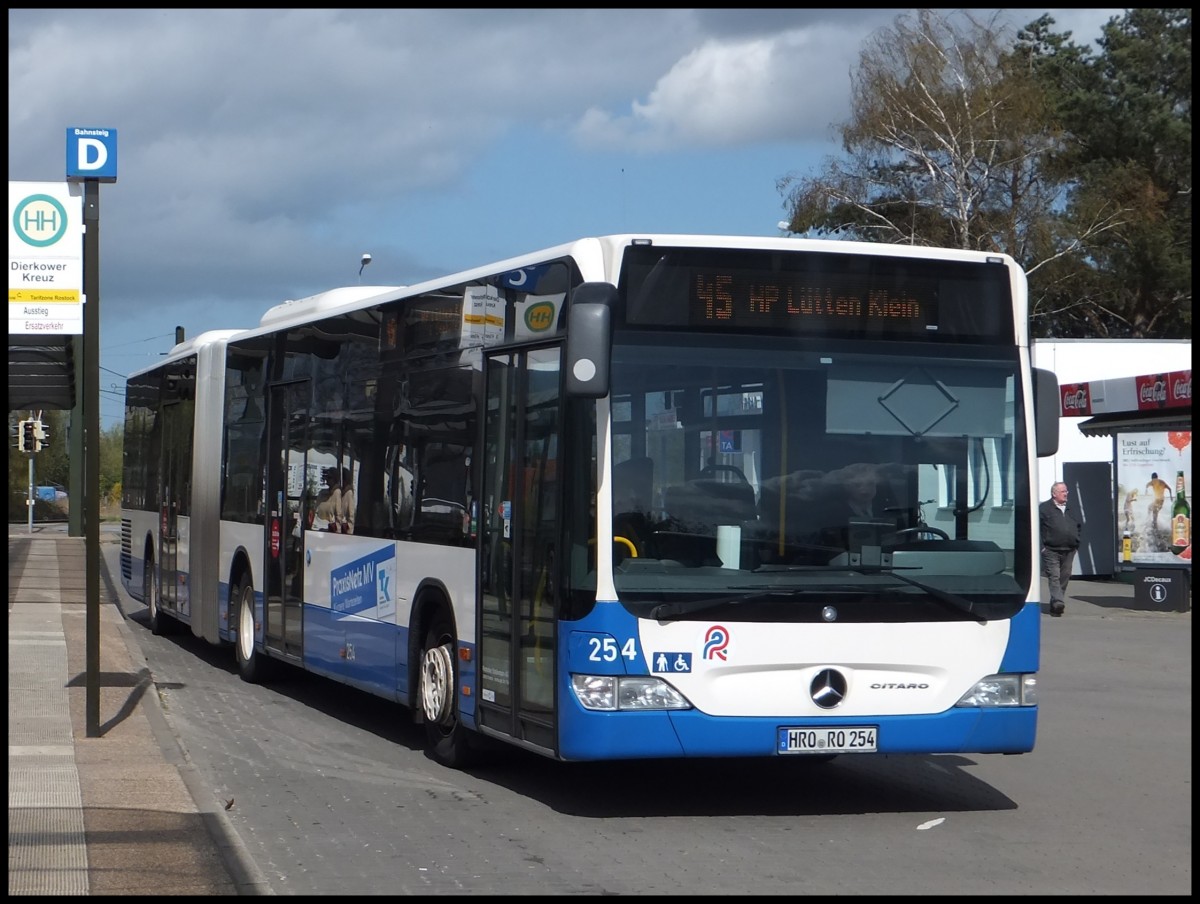 Mercedes Citaro II der Rostocker Stra�enbahn AG in Rostock.