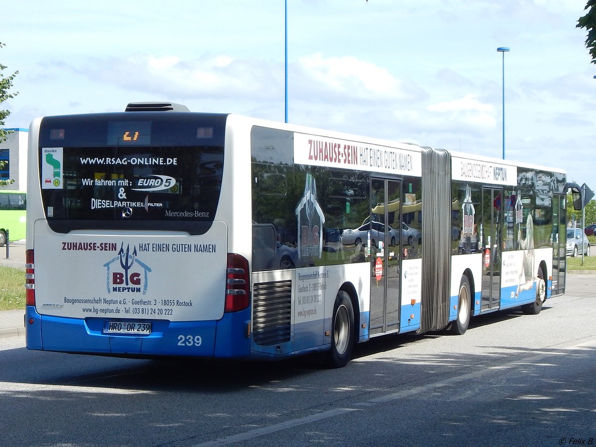 Mercedes Citaro II der Rostocker Straßenbahn AG in Rostock.