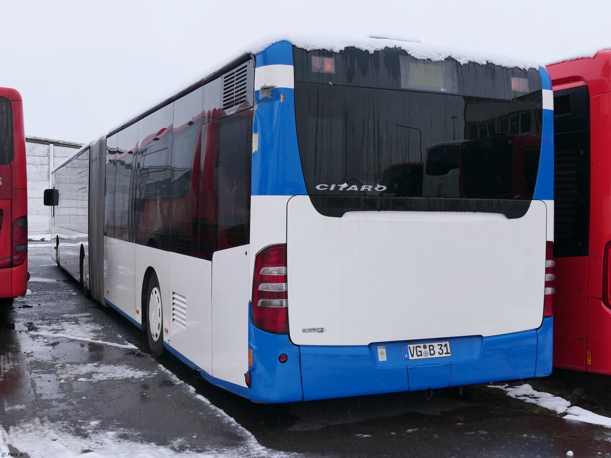 Mercedes Citaro II von URB aus Deutschland (ex Stadtwerke Heilbronn - Wagen 47) in Ueckermünde. 