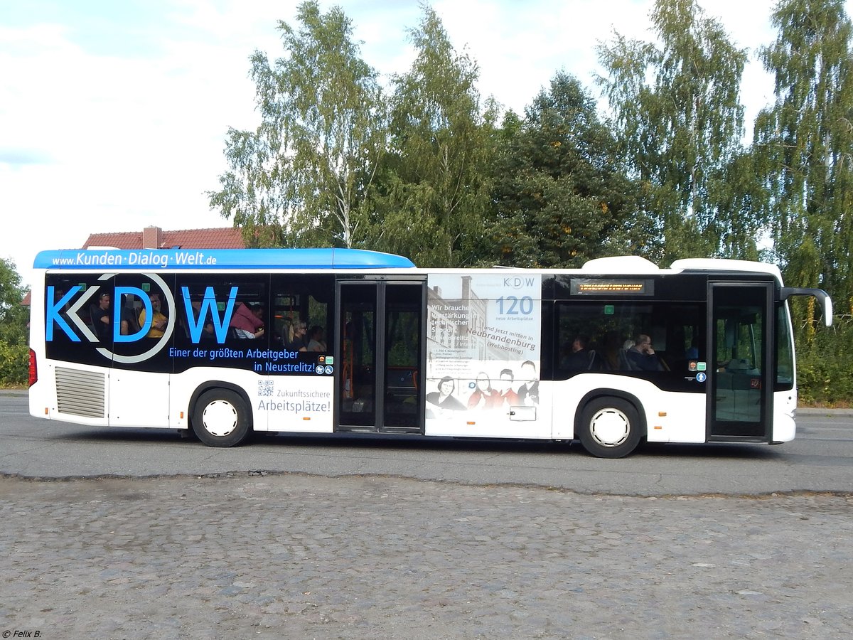 Mercedes Citaro III von Becker-Strelitz Reisen aus Deutschland in Burg Stargard.