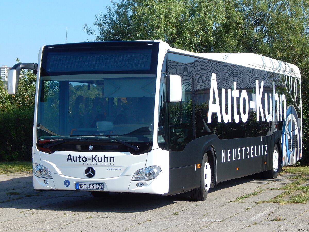 Mercedes Citaro III von Becker-Strelitz Reisen aus Deutschland in Neubrandenburg. 