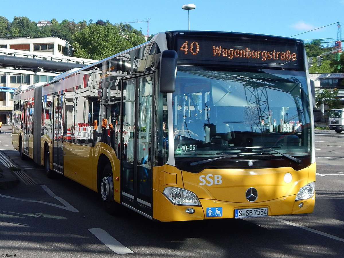 Mercedes Citaro III Hybrid der SSB in Stuttgart. 