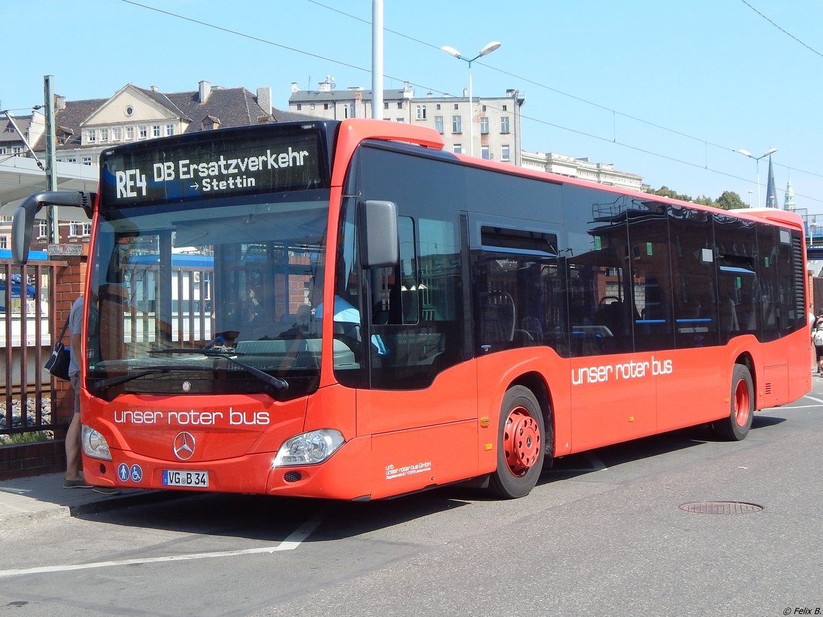Mercedes Citaro III von URB aus Deutschland in Stettin.