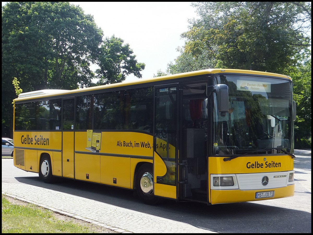 Mercedes Integro von Becker-Strelitz Reisen aus Deutschland in Ravensbr�ck.
