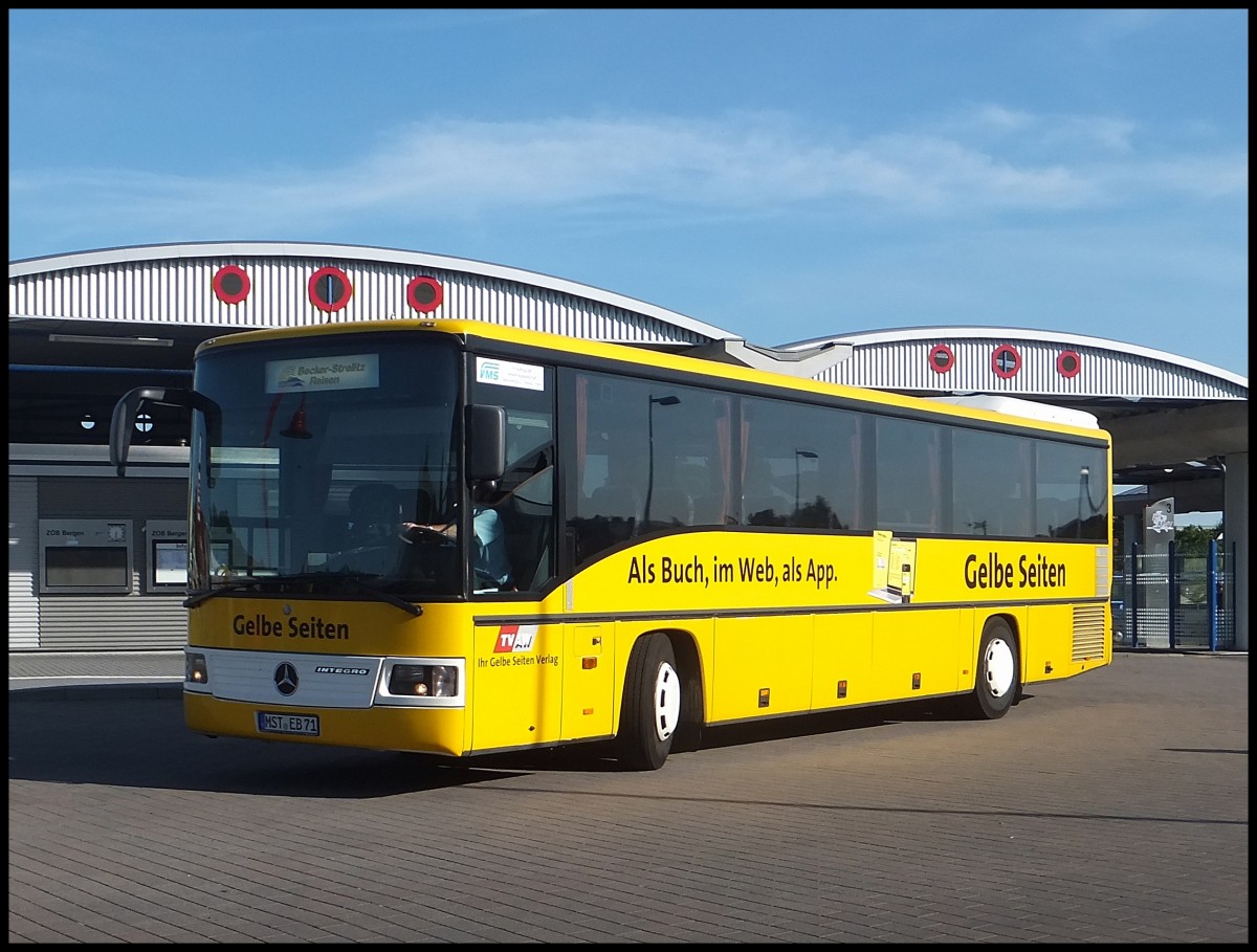Mercedes Integro von Becker-Strelitz Reisen aus Deutschland in Bergen.